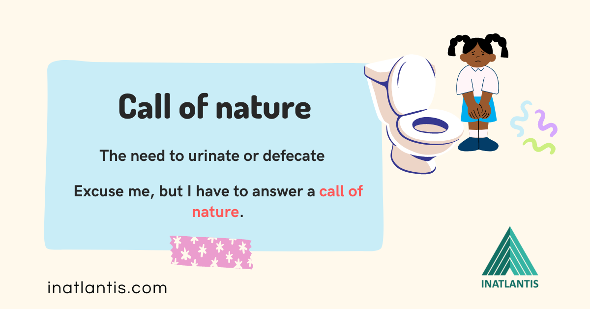 Answer The Call Of Nature Definition Idiom